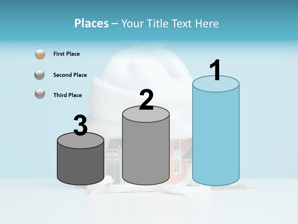 Concept Bobble Hat Isolate PowerPoint Template