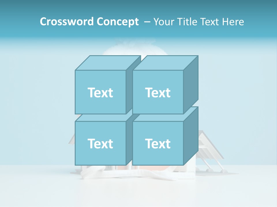 Concept Bobble Hat Isolate PowerPoint Template