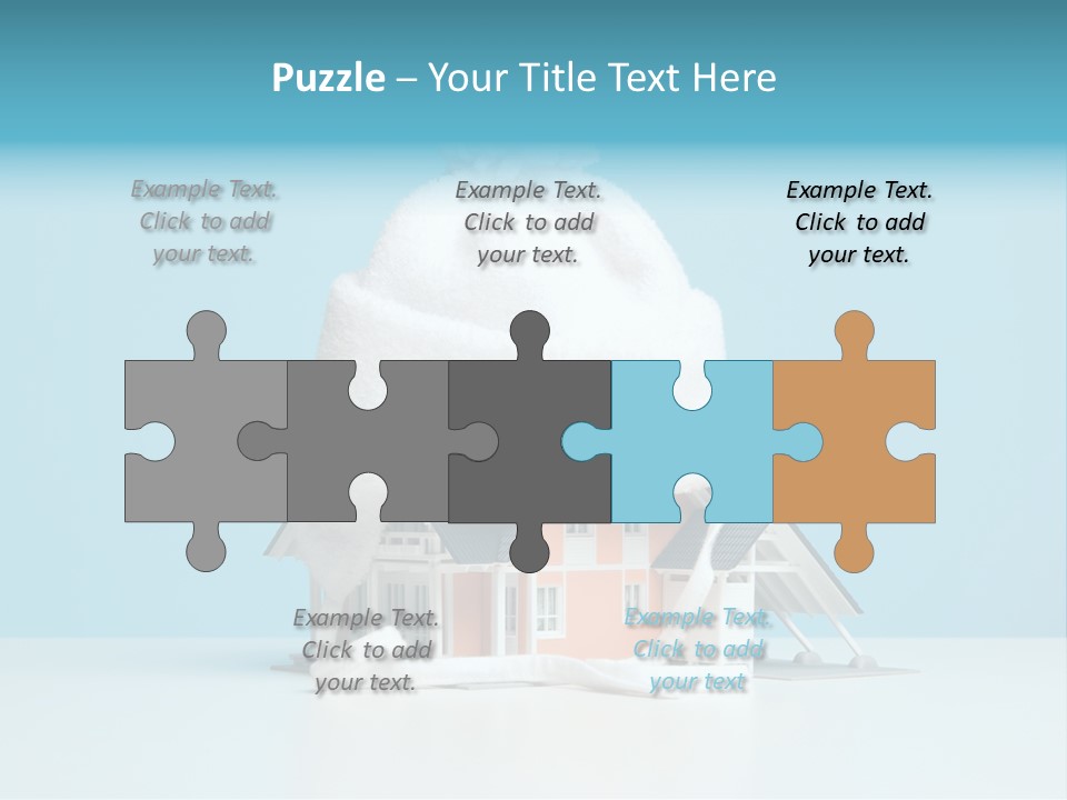 Concept Bobble Hat Isolate PowerPoint Template