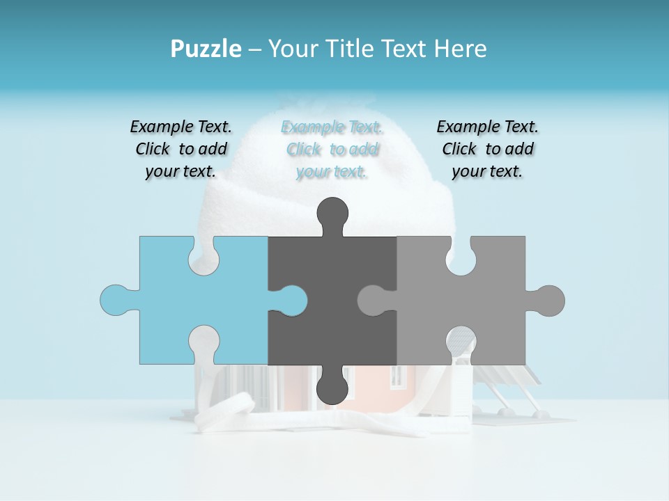 Concept Bobble Hat Isolate PowerPoint Template