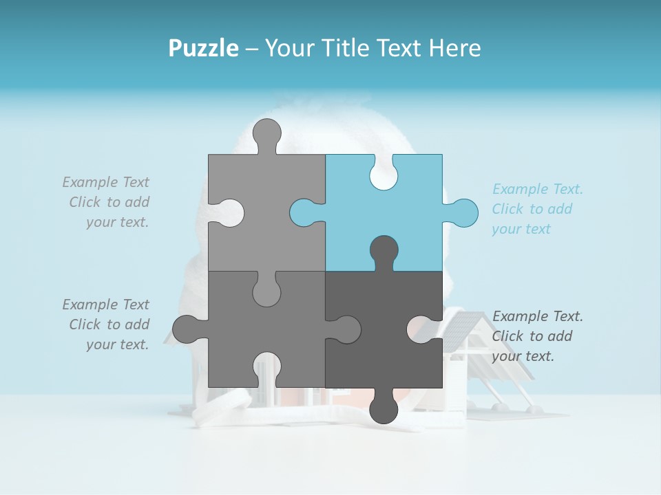 Concept Bobble Hat Isolate PowerPoint Template