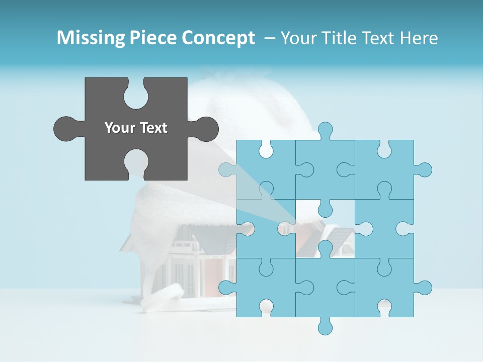 Concept Bobble Hat Isolate PowerPoint Template