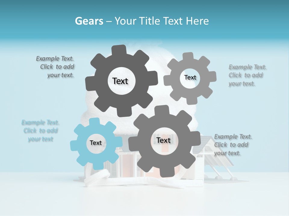 Concept Bobble Hat Isolate PowerPoint Template