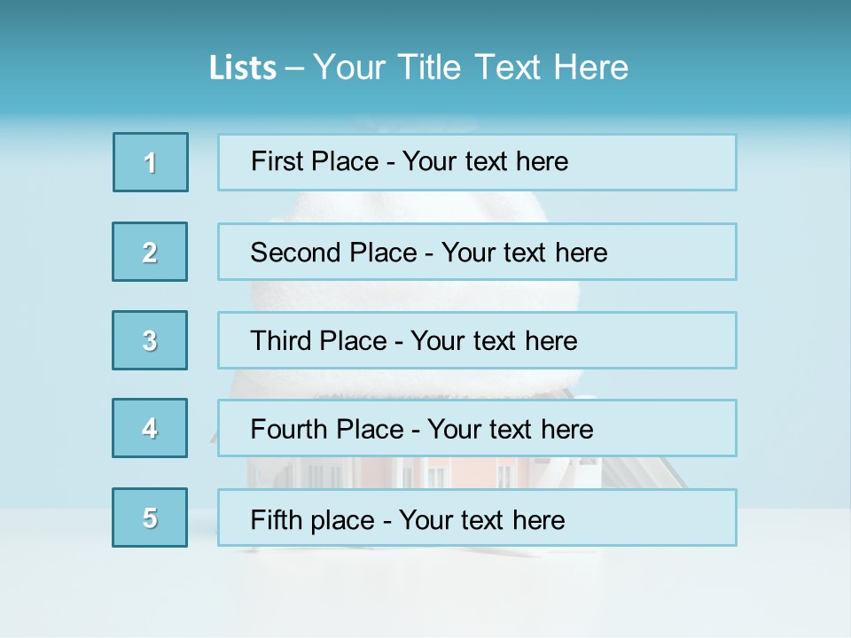 Concept Bobble Hat Isolate PowerPoint Template