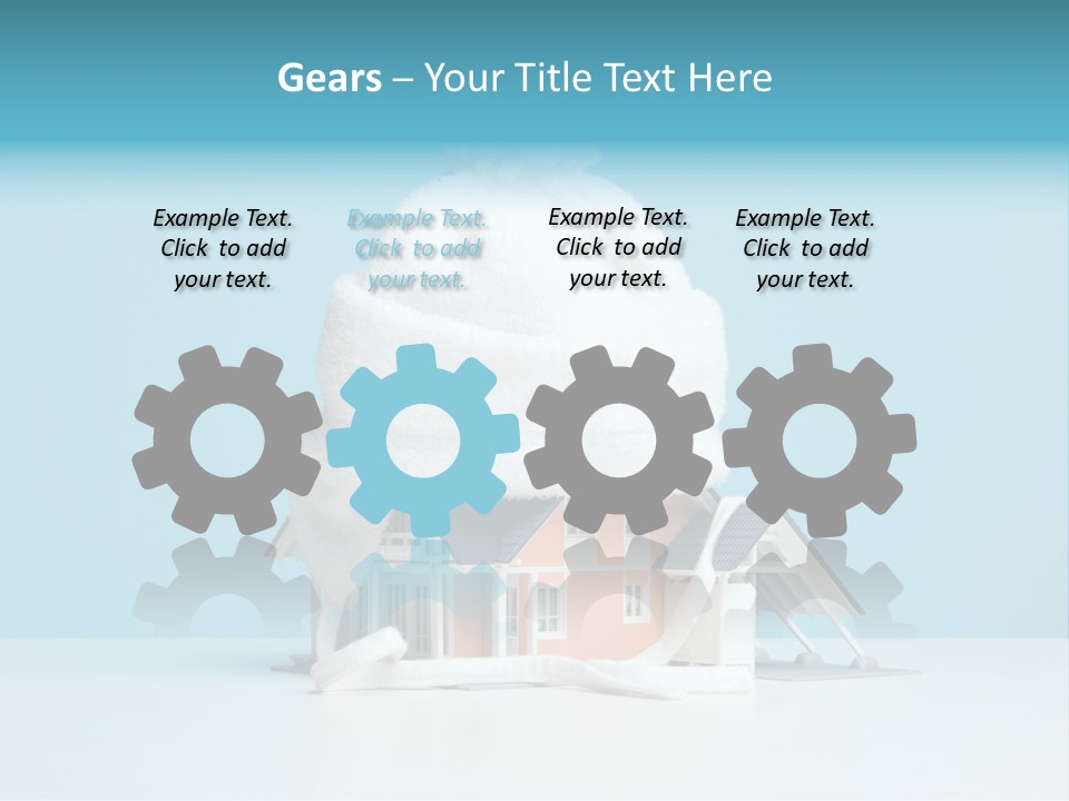 Concept Bobble Hat Isolate PowerPoint Template