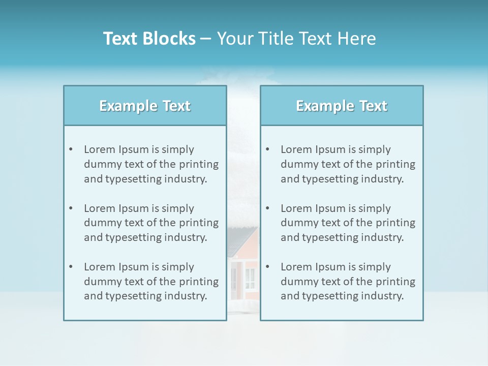 Concept Bobble Hat Isolate PowerPoint Template