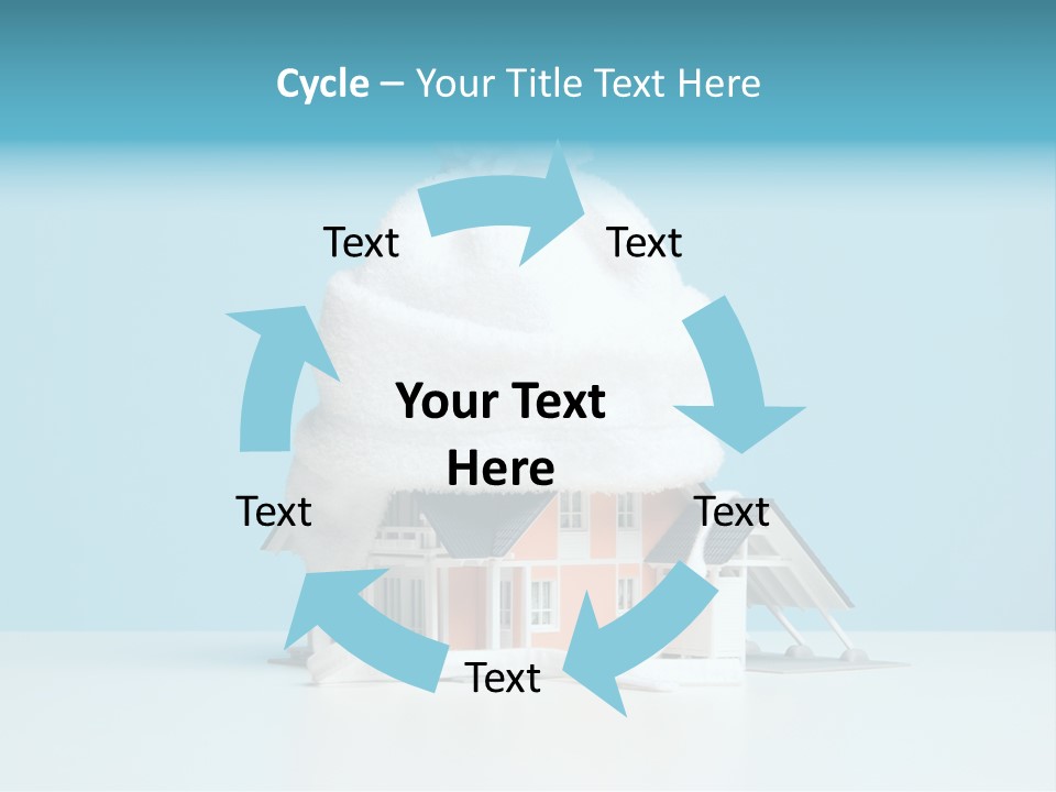 Concept Bobble Hat Isolate PowerPoint Template