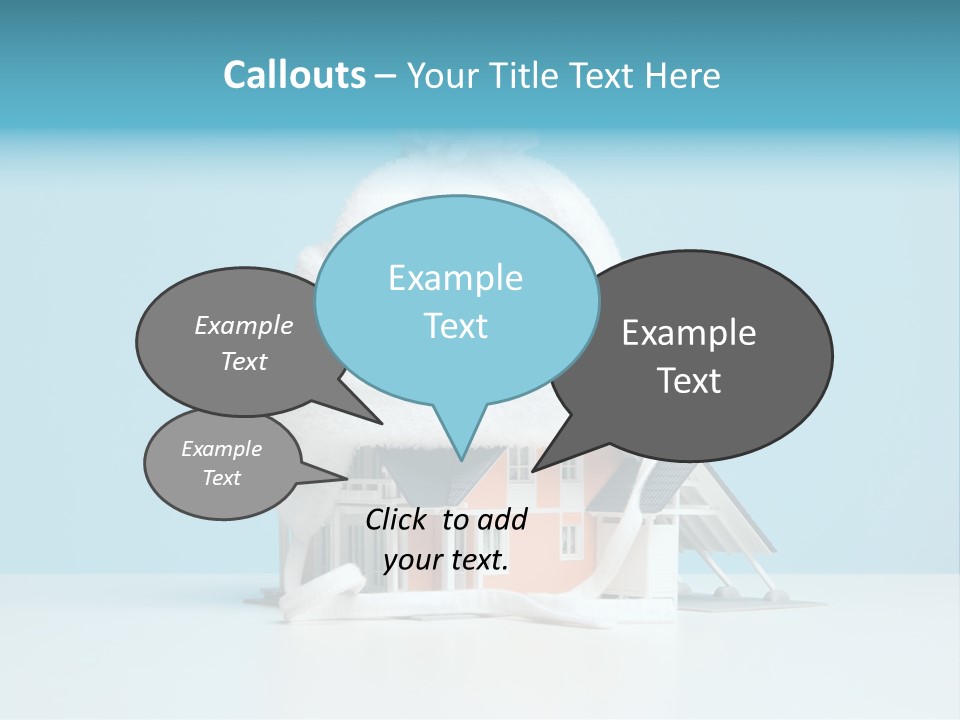 Concept Bobble Hat Isolate PowerPoint Template