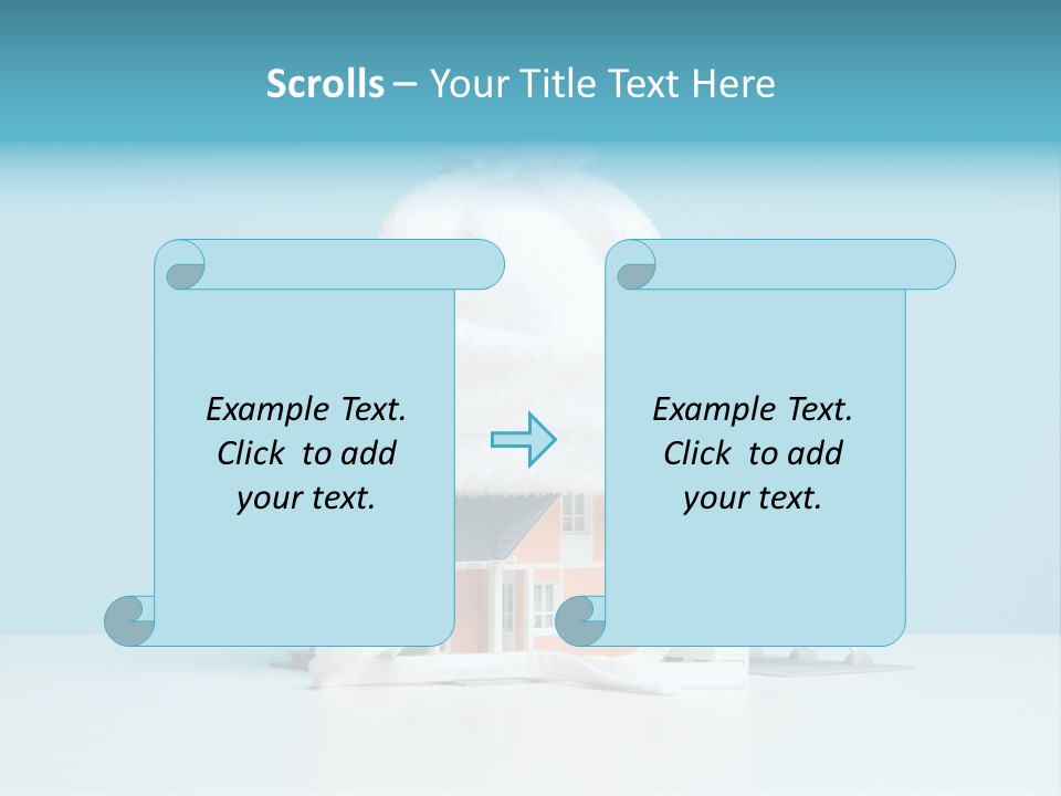 Concept Bobble Hat Isolate PowerPoint Template