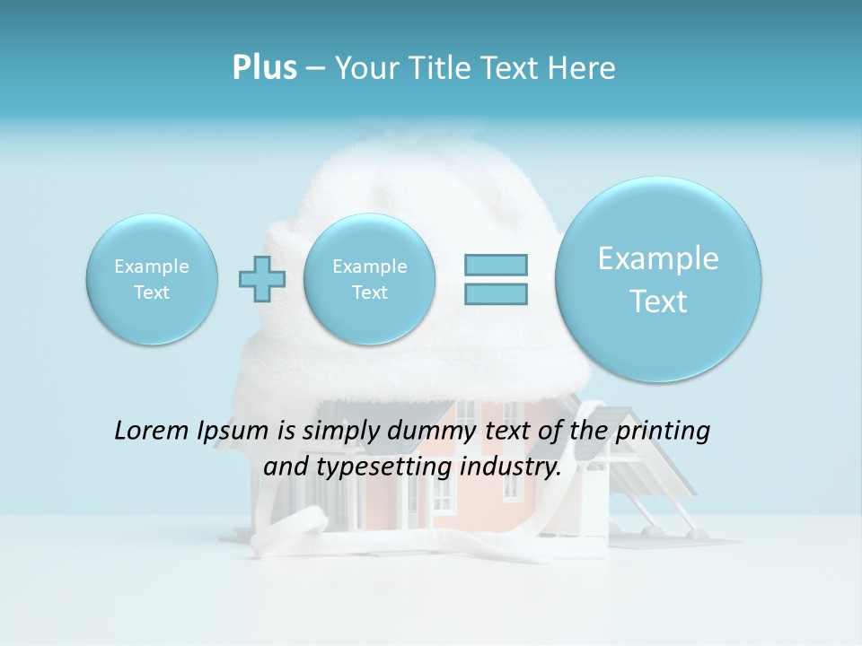 Concept Bobble Hat Isolate PowerPoint Template