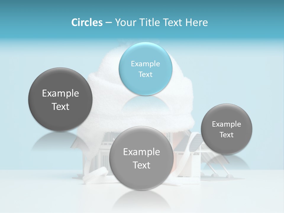 Concept Bobble Hat Isolate PowerPoint Template