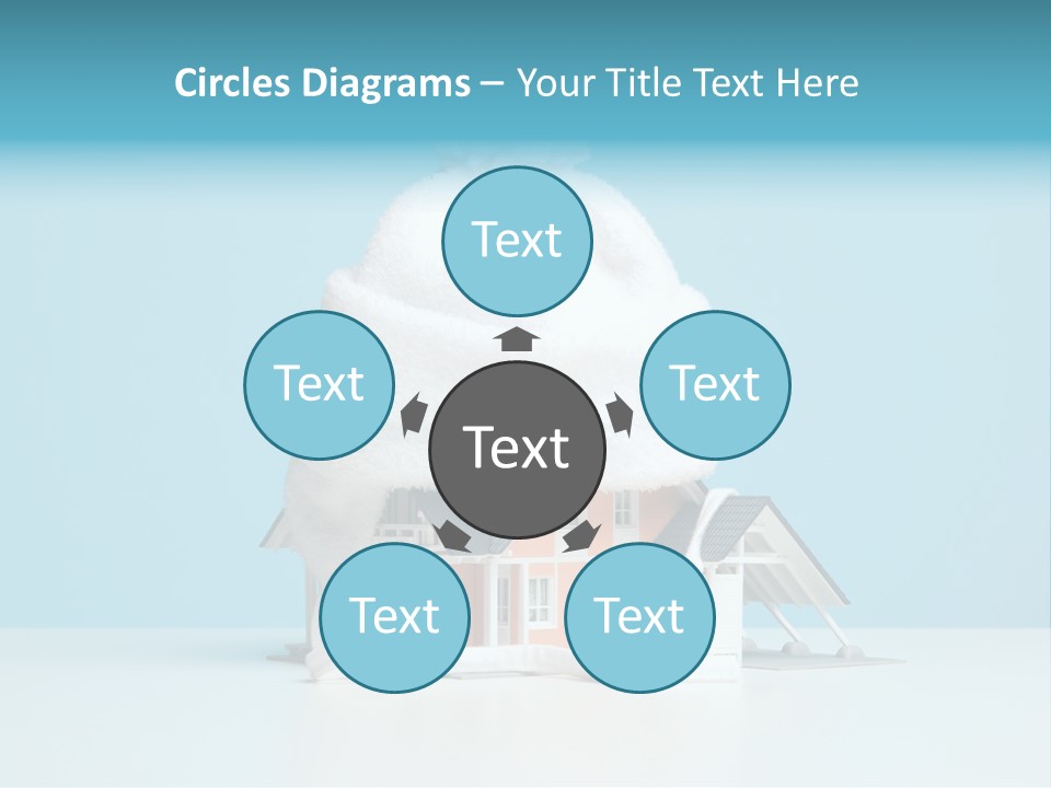 Concept Bobble Hat Isolate PowerPoint Template