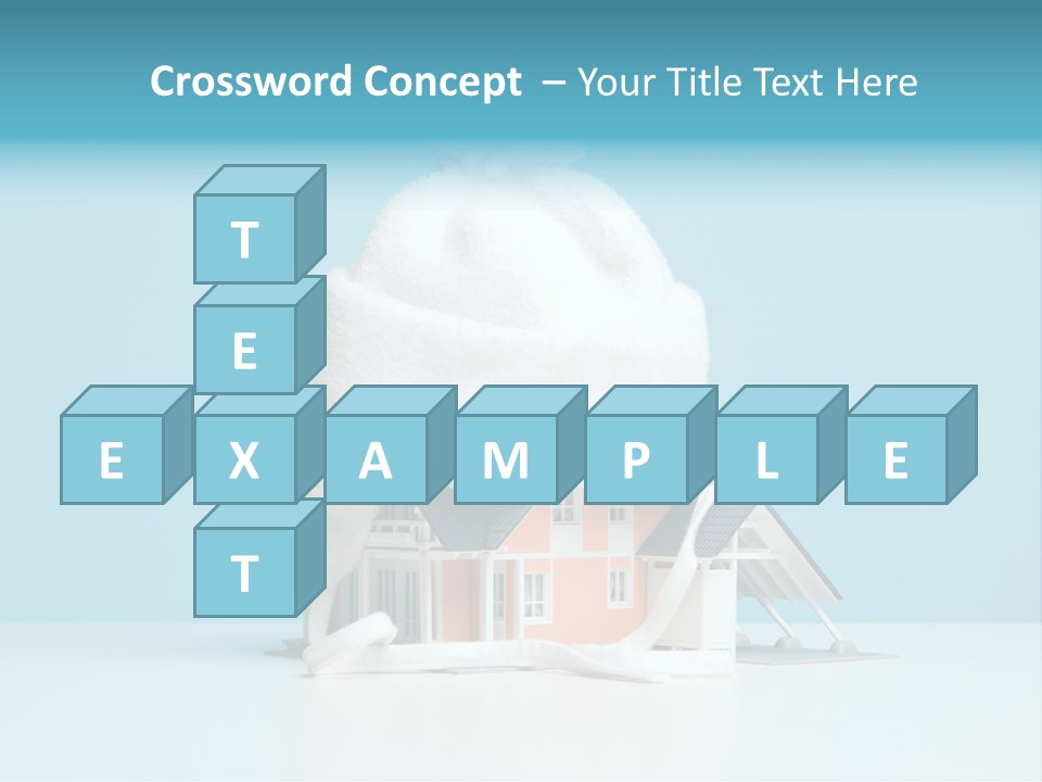 Concept Bobble Hat Isolate PowerPoint Template