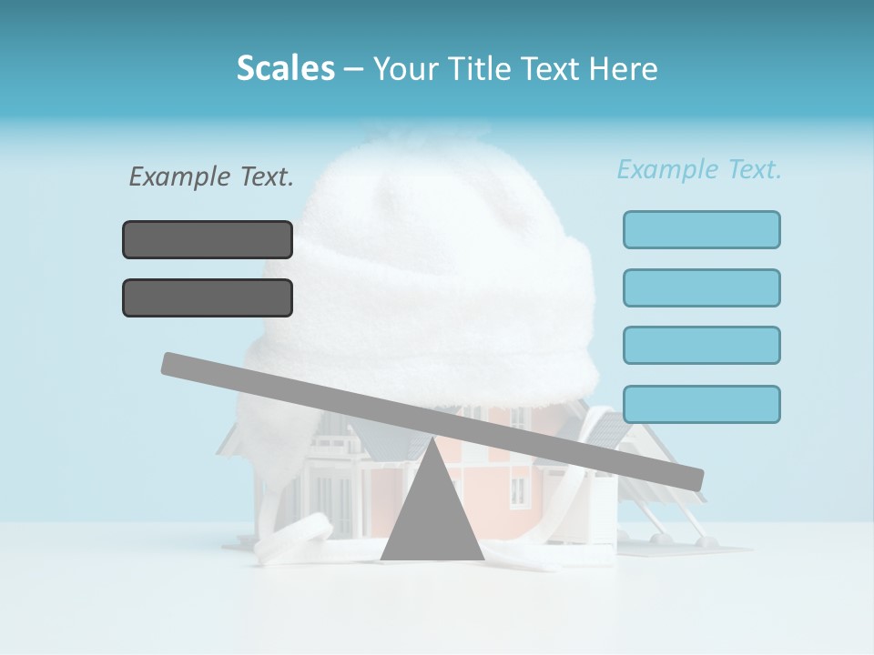 Concept Bobble Hat Isolate PowerPoint Template