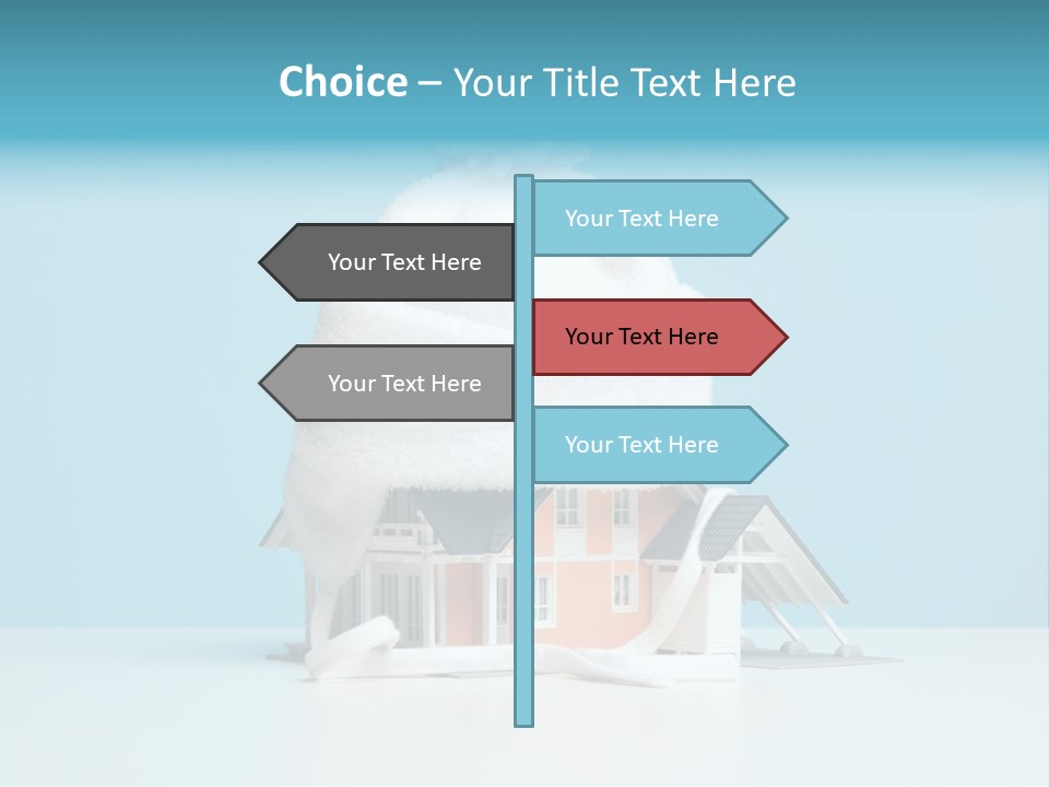 Concept Bobble Hat Isolate PowerPoint Template