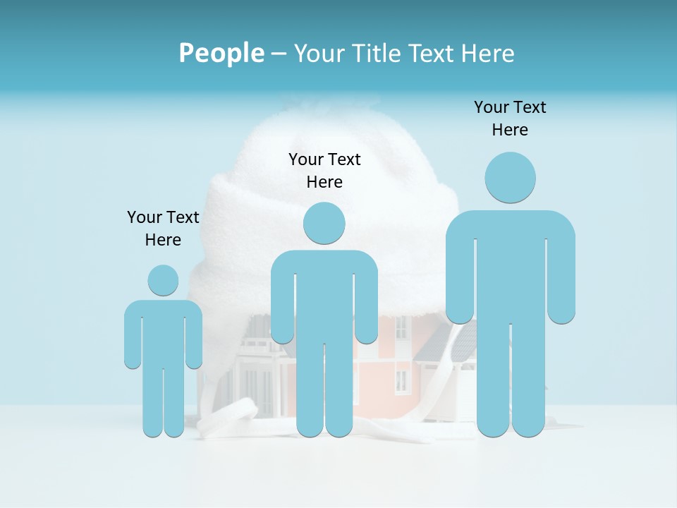 Concept Bobble Hat Isolate PowerPoint Template