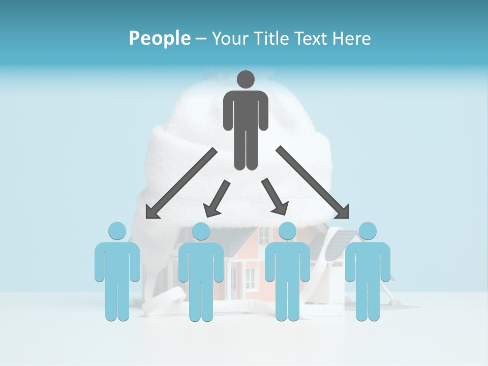 Concept Bobble Hat Isolate PowerPoint Template