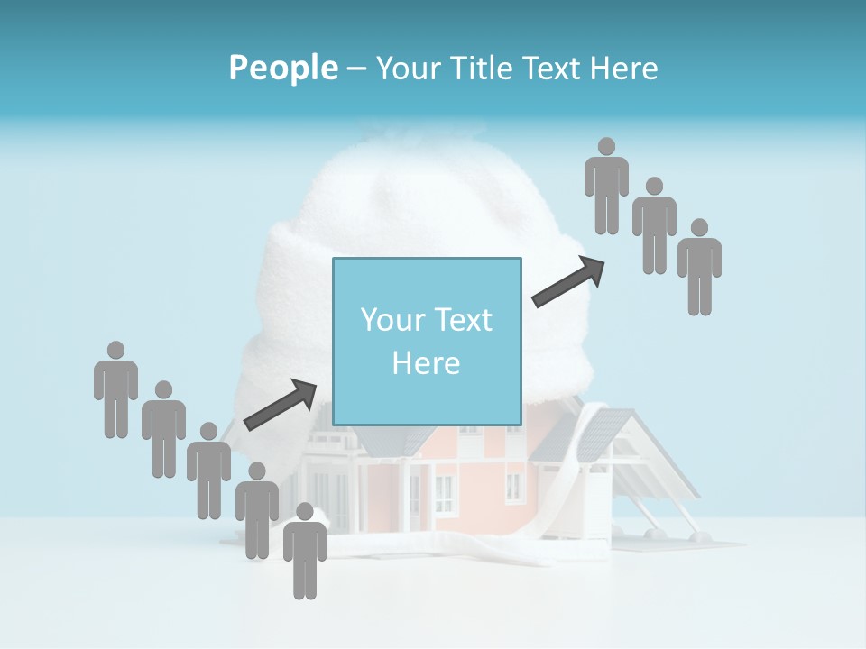 Concept Bobble Hat Isolate PowerPoint Template