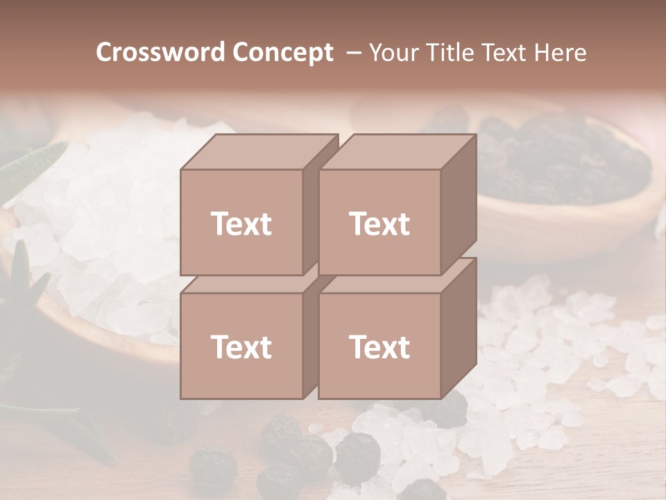 Garlic Aroma Rosemary PowerPoint Template