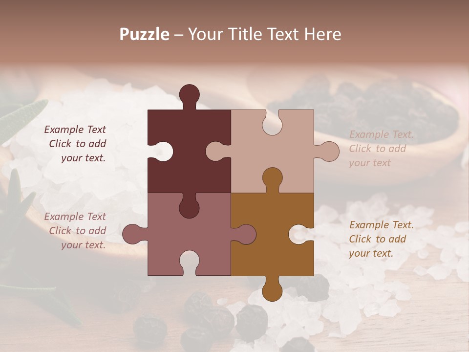 Garlic Aroma Rosemary PowerPoint Template