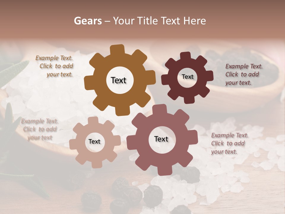 Garlic Aroma Rosemary PowerPoint Template