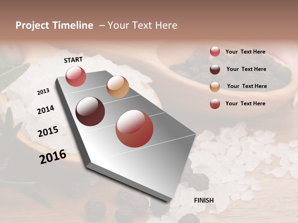 Garlic Aroma Rosemary PowerPoint Template