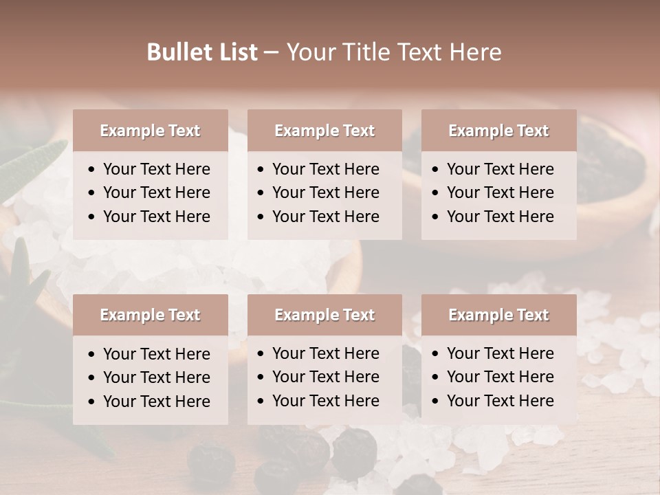 Garlic Aroma Rosemary PowerPoint Template