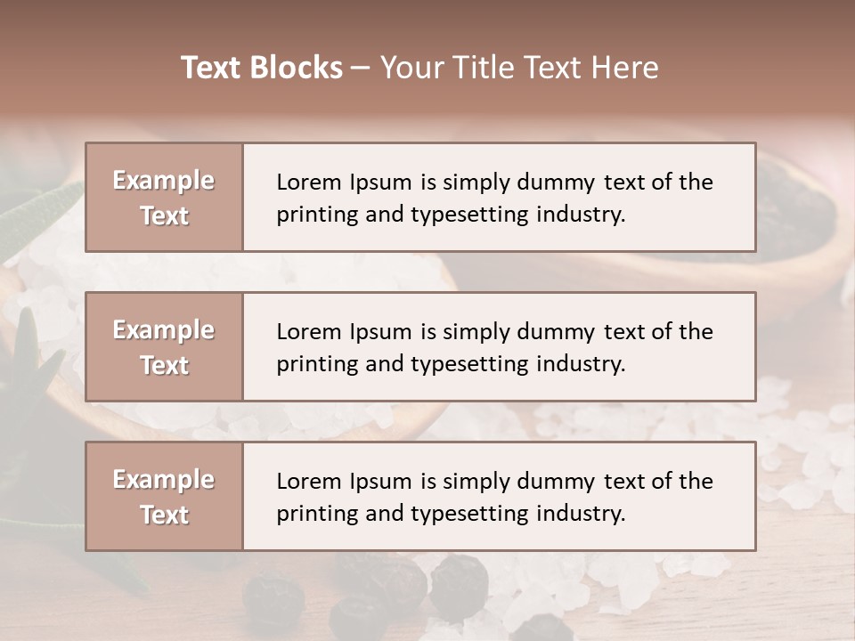 Garlic Aroma Rosemary PowerPoint Template