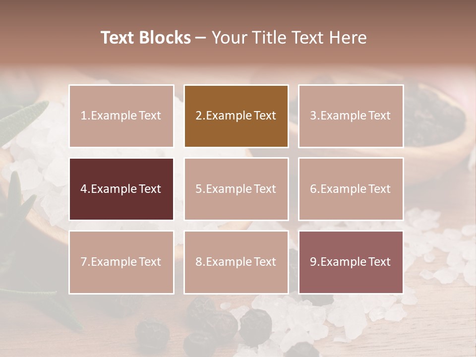 Garlic Aroma Rosemary PowerPoint Template