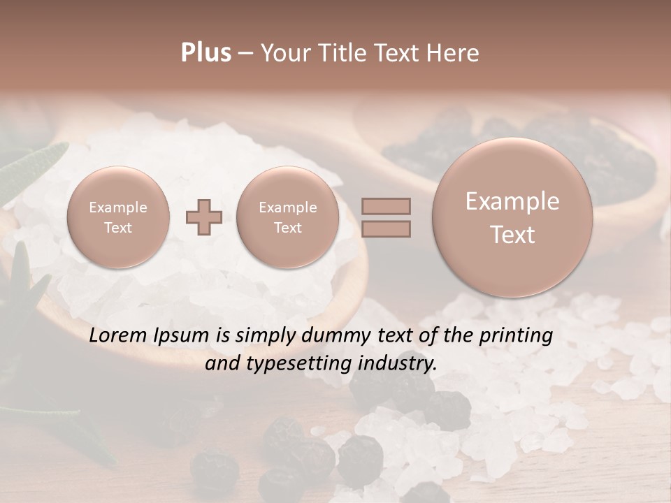 Garlic Aroma Rosemary PowerPoint Template