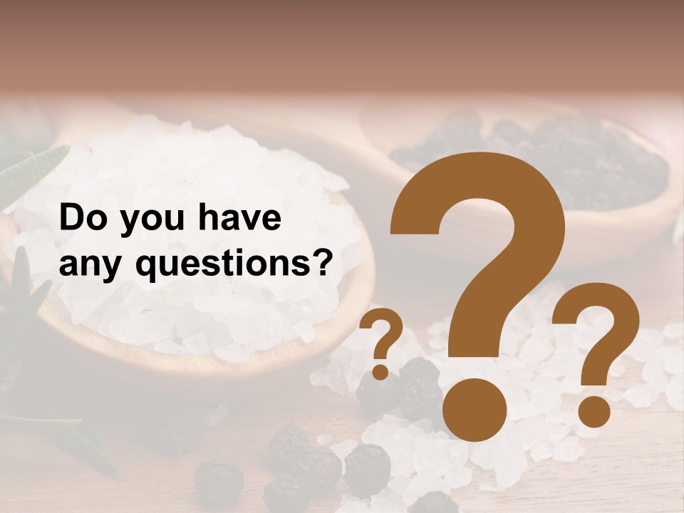 Garlic Aroma Rosemary PowerPoint Template