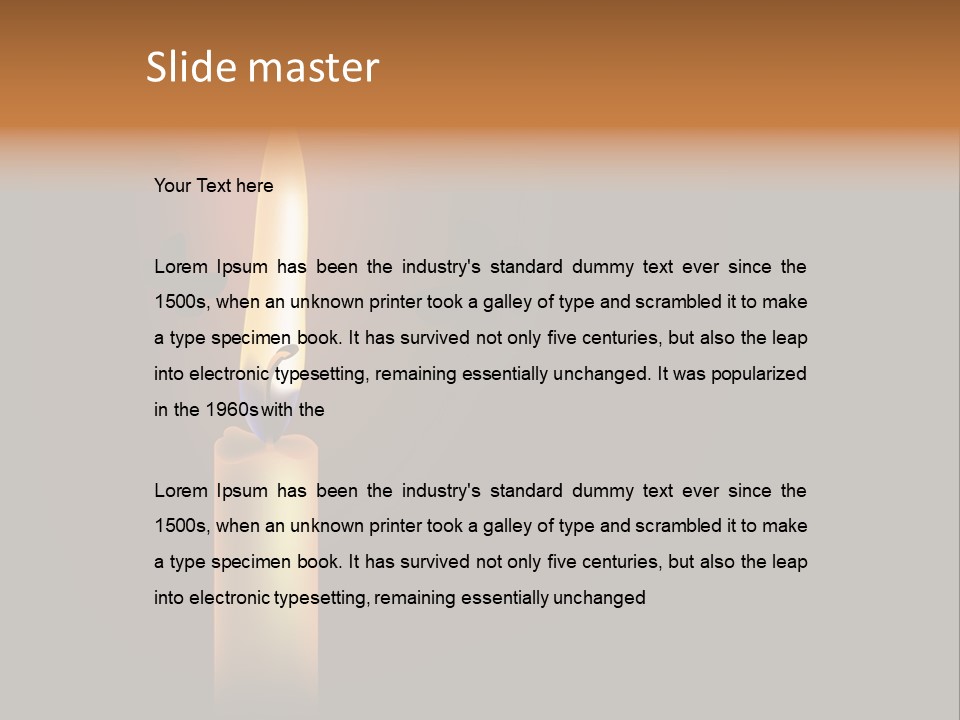 Romance Background Midnight PowerPoint Template