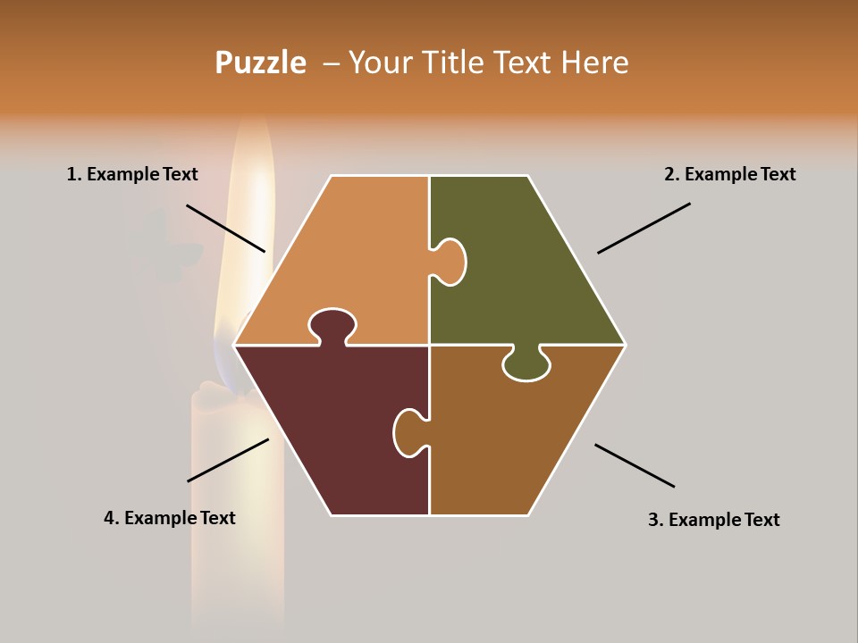 Romance Background Midnight PowerPoint Template