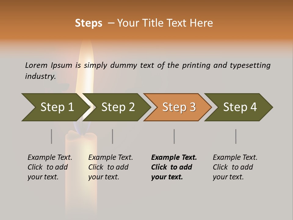 Romance Background Midnight PowerPoint Template