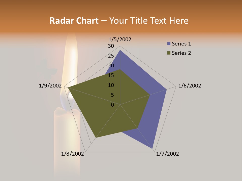 Romance Background Midnight PowerPoint Template