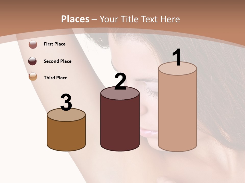 Vertical Health Person PowerPoint Template