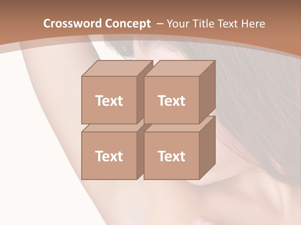Vertical Health Person PowerPoint Template