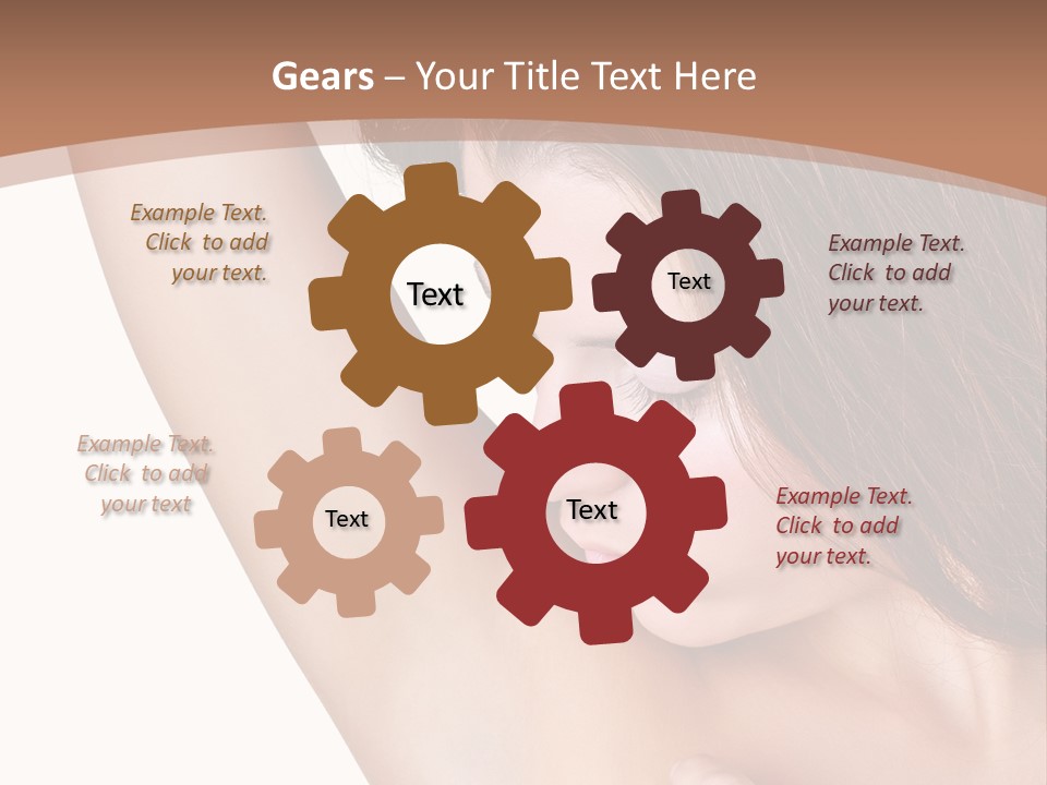 Vertical Health Person PowerPoint Template