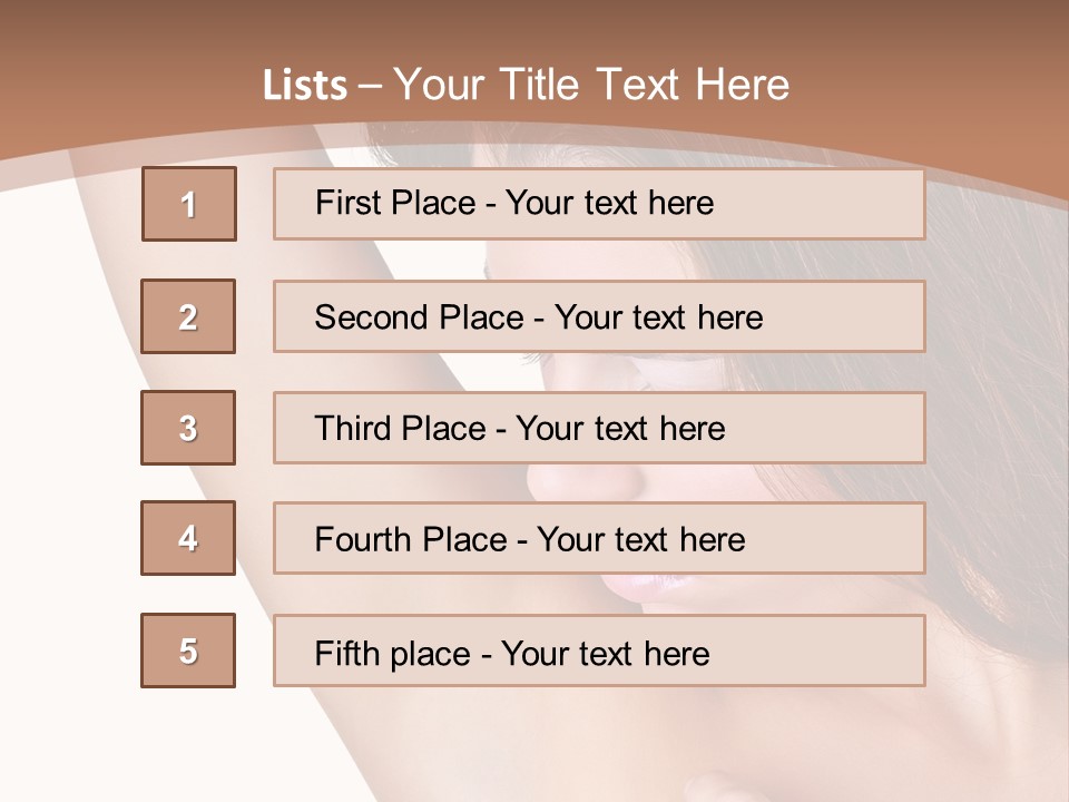 Vertical Health Person PowerPoint Template