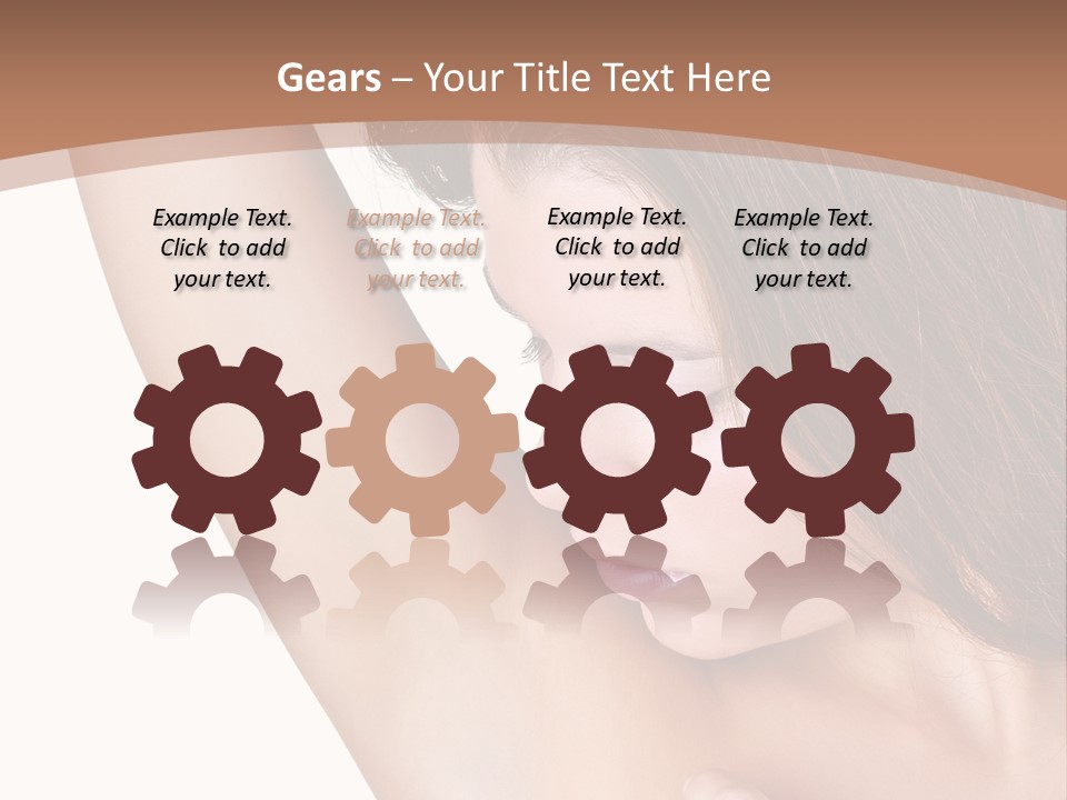 Vertical Health Person PowerPoint Template