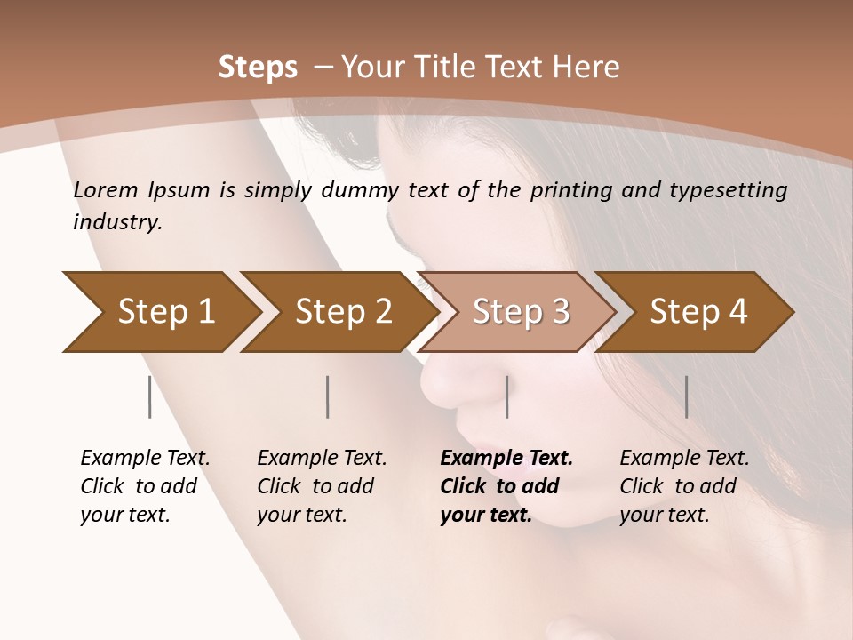 Vertical Health Person PowerPoint Template