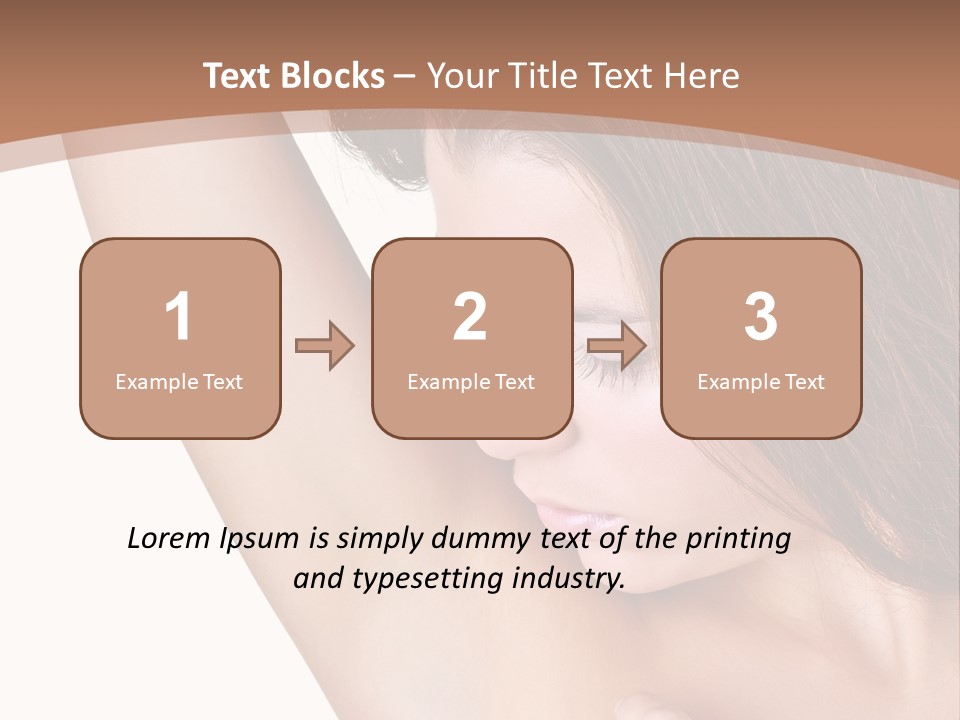 Vertical Health Person PowerPoint Template