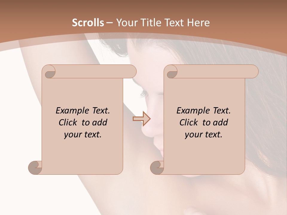Vertical Health Person PowerPoint Template