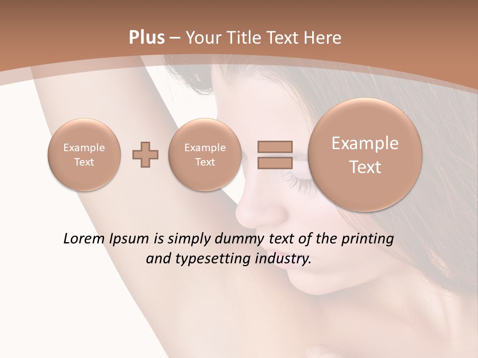 Vertical Health Person PowerPoint Template