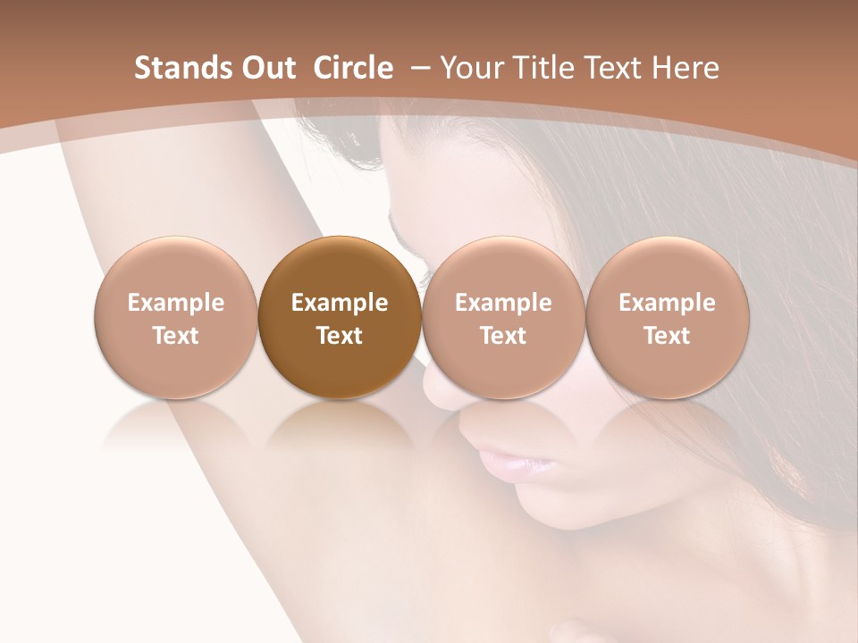 Vertical Health Person PowerPoint Template