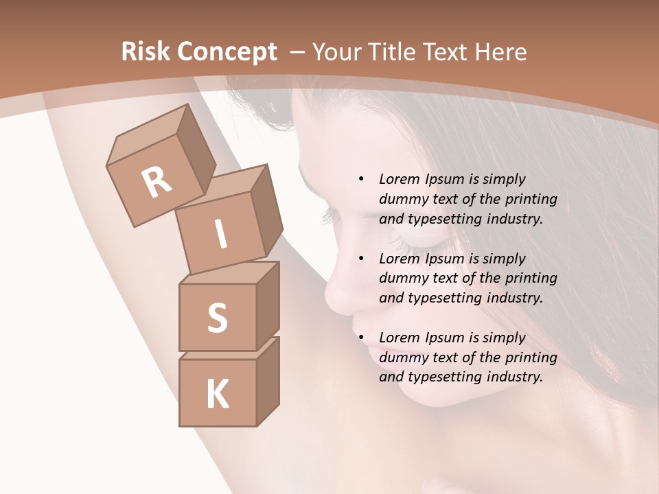 Vertical Health Person PowerPoint Template