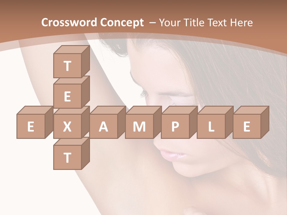 Vertical Health Person PowerPoint Template