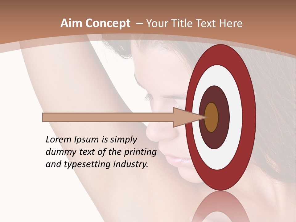 Vertical Health Person PowerPoint Template