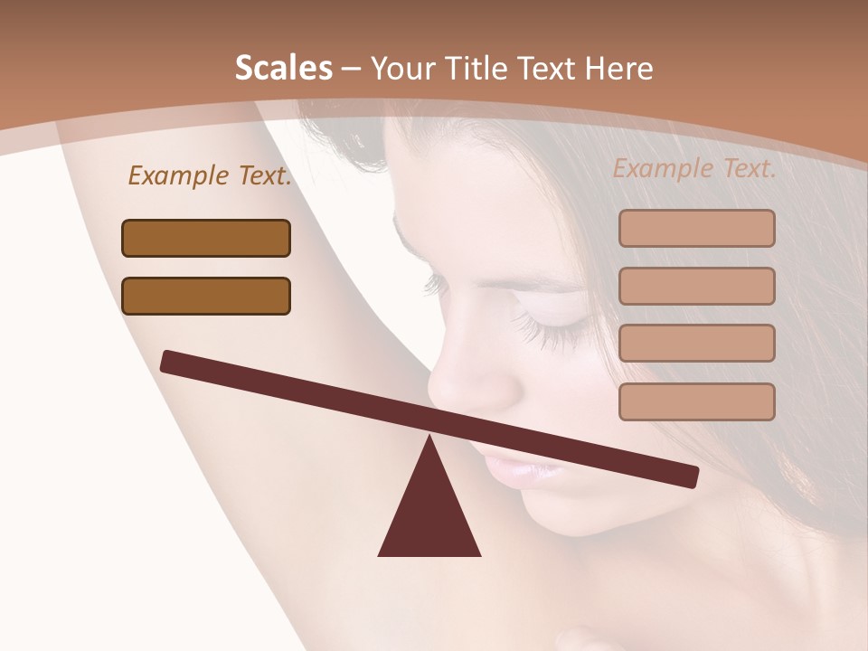Vertical Health Person PowerPoint Template