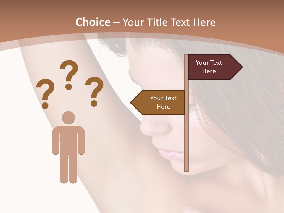 Vertical Health Person PowerPoint Template